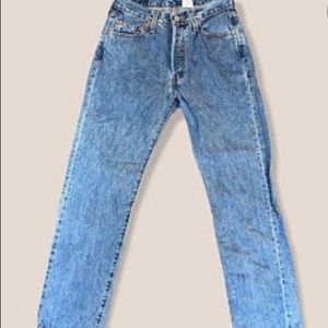 VINTAGE LEVI'S Button Fly 30x32 501 Mom Jeans